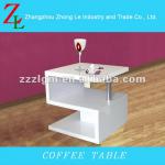 high gloss mdf end table CT082