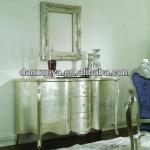 High Quality Antique Silver Dresser furniture with Mirror