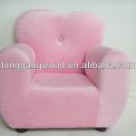 high quality children pink velvet sofa,kids velvet sofa LG08-S063P