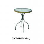High quality leisure aluminum Table with four legs CYT047
