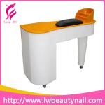 High Quality Orange Manicure Table/Table For Nail Art/manicure table nail salon furniture Y45