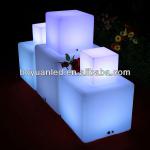 High quality Waterproof Style LED plastic furniture color changing led cube with rechargeable BYC-3004