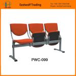 hospital waiting room furniture/waiting room chairs used/polypropylene plastic chair PWC-099