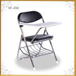 hot metal folding school chair with writing pad JZ-M001