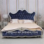 Hot Sale Fashion Solidwood Fabric Bed