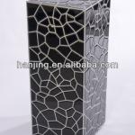 Hot sale mirrored beside table for living room decorative, Bevelled Plain Mirrored Pedestal Stand
