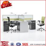 Hot sale standard sizes of workstation furniture 2 seats staff computer desks TL-R32-2 TL-R32-2