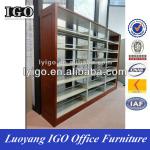 IGO side pandel library metal shelves IGO-032W