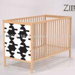 Italian style baby wood bed Zibos elme