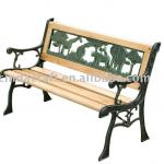Kids FSC Wooden Garden Bench Outdoor bench park bench C020A
