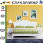 Korea style bed fashion design bed white bed living room furniture KB-A-1699