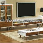 korean style solid wood tv cabinet for living room