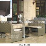 Latest design outdoor rattan restaurant table DH-9825