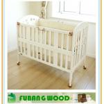 Latest design wood baby crib designs A00A08