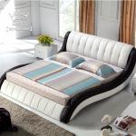 Latest double bed designs LP-10011  Latest double bed designs
