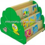 Latest Morden Cartoon Design Wooden kid bookshelf, Children Care Center Furniture G08-3