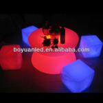 Led Light Table,RGB color changing lighting bar led table,illuminated Led coffee table BYB-8050