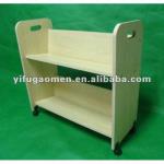 library furniture-double-layers book cart 10969