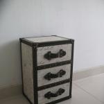 linen chest of 3 drawer ,antique chest 3 drawers,fabric chest trunk of 3 drawer