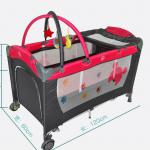 Luxury Baby Playpen Disney authorization Foldable portable crib XIE=BP-722 XIE-BP-722