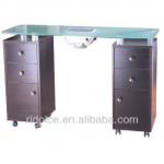 MDF Melamin Glass benchtop Nail technician tables used nail salon equipment F-2031 F-2031