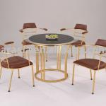 Metal Glass Dining Table K2002