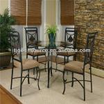 modern 5-pc metal dinette sets GS-AD007