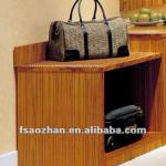 modern and functional zebra wood AZ-0979 luggage rack for bedroom AZ-0979