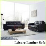 Modern Black Leisure Leather Sala Sets Furniture NC072#
