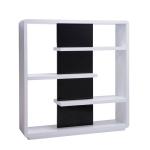Modern Cheap UV High Gloss and PU Gloss Painting Wooden White Bookcases For Sale ALD_5369