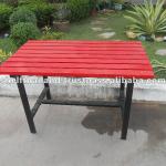 Modern Design Powder Coated Outdoor Iron Metal Table Outdoor Table
