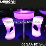 modern elegant led cocktail table with rechargeable battery HS-TBPE-02