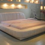 modern leather queen bed A027 A027