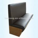 Modern leisure restaurant wood base sofa benchSO-044-1 SO-044