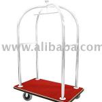 NARDI Stainless Steel Birdcage Luggage Trolley