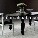 Neo-classical furniture classic wooden dinning table LS-211 LS-211