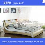 NEW design girls princess top leather soft bed sale in Chile D2859# bed D2859#