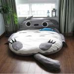 New Huge Cute Cartoon Totoro Double bed Sleeping Bag Doll Toy Pad Sofa 310*180 cm