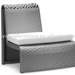 New Italian Design Armless Wicker Single Sofa LG79-MWH9073 LG79-MWH9073