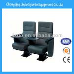 New Style Church Auditorium Seat with Writing Pad and Soft Cushion Covered Plastic Auditorium Seat LX-3013