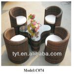 New Style Rattan Furniture Cheap Coffee Table Set C074