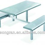 new style stainless steel conjoined fast food table and chair restaurant table set fast food table