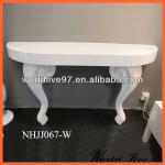 NHJJ067 White Modern Console Table