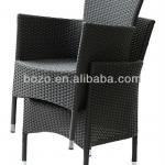 outdoor patio stackable wicker chair furniture garden furniture single rattan chair foshan BZ-CR081