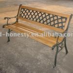 Park Bench: HB1008 Double Cast Iron Park Bench HB1008