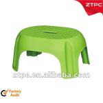 plastic one step stool can hold 150KG,bothroom stool,skidproof ZTY-518