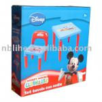 plastic table and chair set for baby VF0318