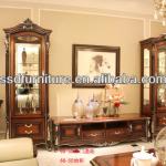 Popular luxury classical wood floor cabinet
