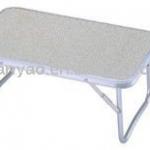 Portable table with aluminium legs