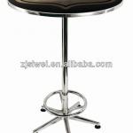 PVC material 60cm top with star feet bar table SW-T2A
